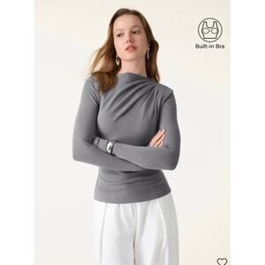 Brand New OGL Women's Size XL Long Sleeve Brami Shirt Top